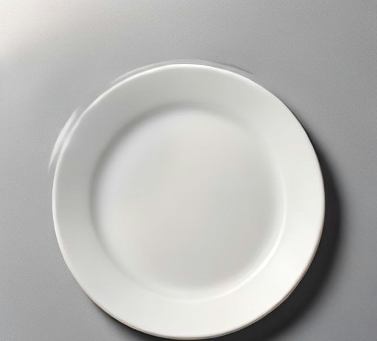 示例｜骨瓷餐盘 8 寸